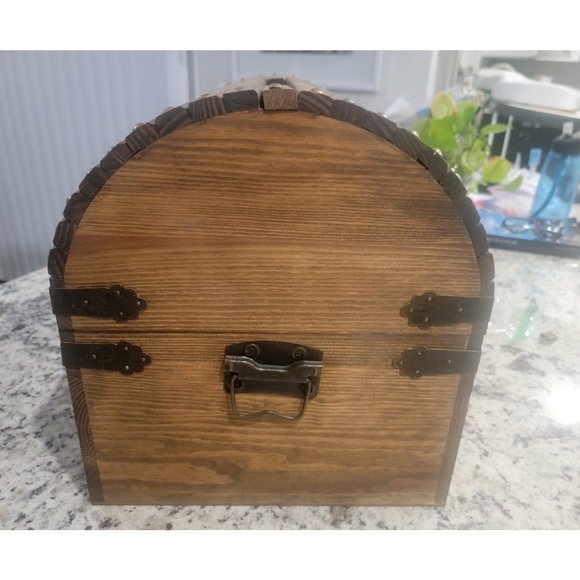 Amazon.com: Nautical Cove Handmade Pirate Treasure Chest for  Handmade Wooden Chest with Lock and Keys